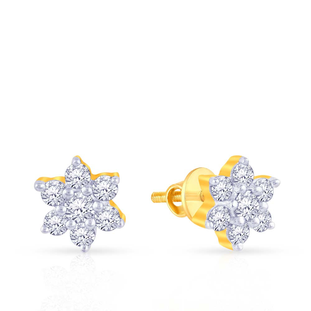 Buy Mine Diamond Earring AJEEAR1728 for Men & Women Online Malabar Gold & Diamonds