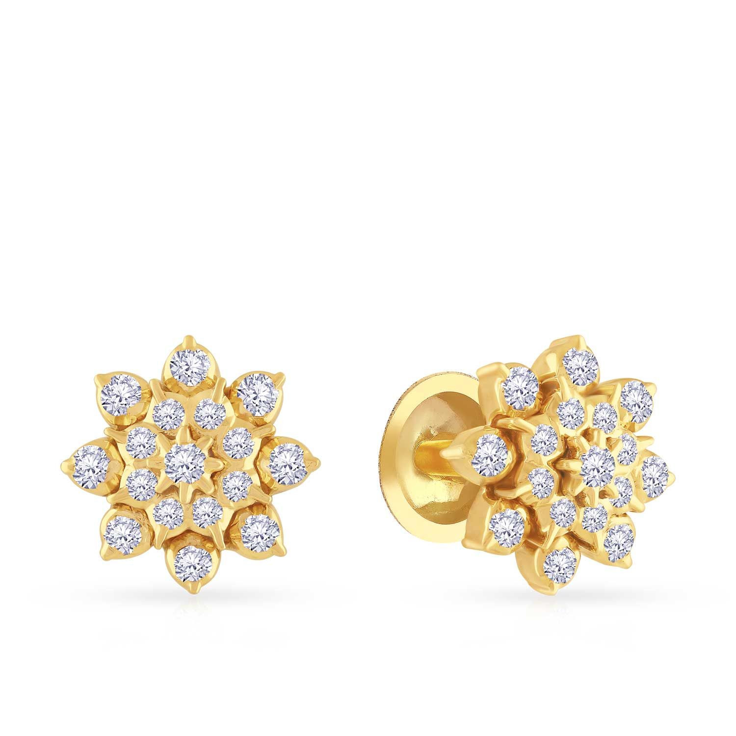 Buy Mine Diamond Earring DCEWCTP0010432 for Women Online | Malabar Gold ...