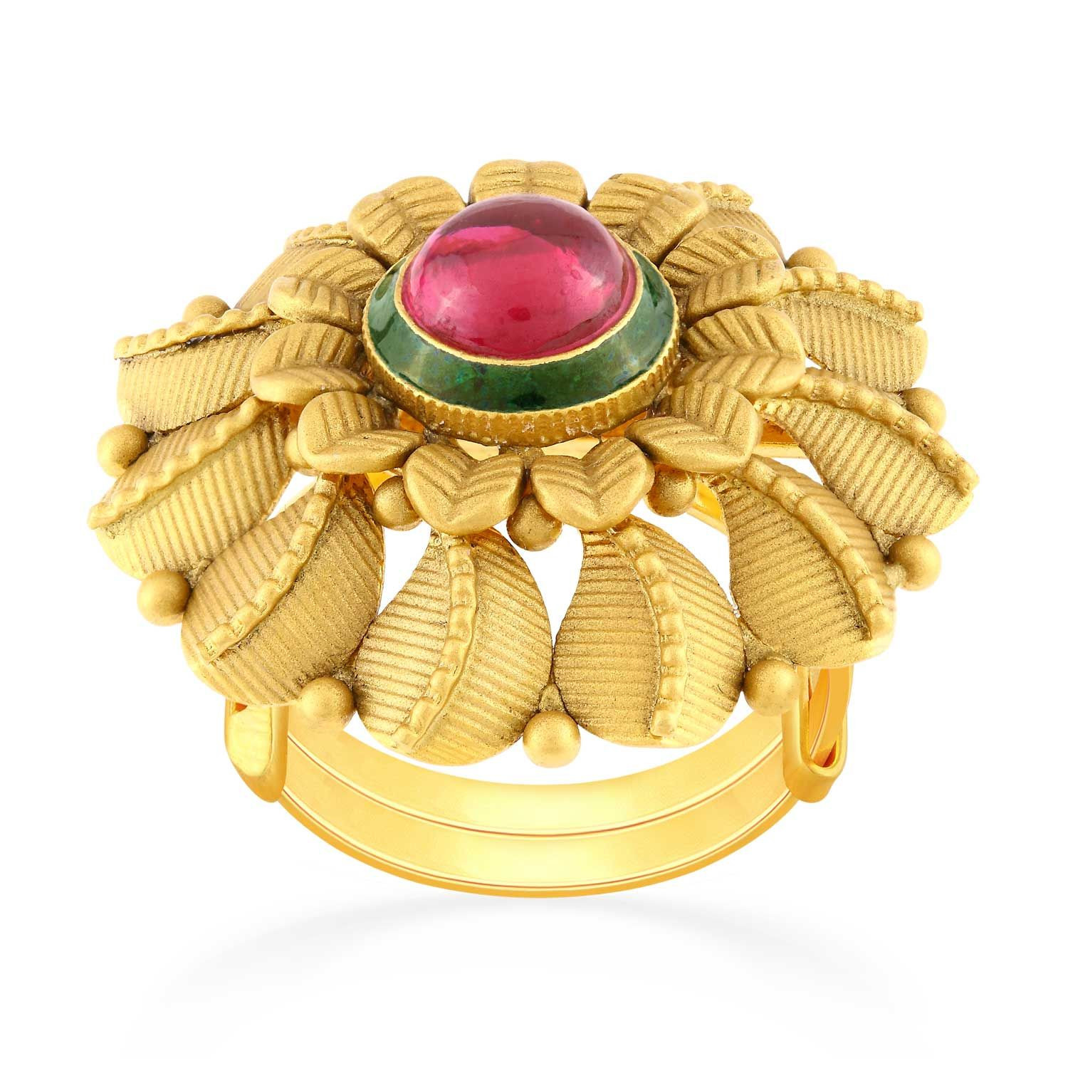 Buy Ethnix Gold Ring RG130892 for Women Online | Malabar Gold & Diamonds