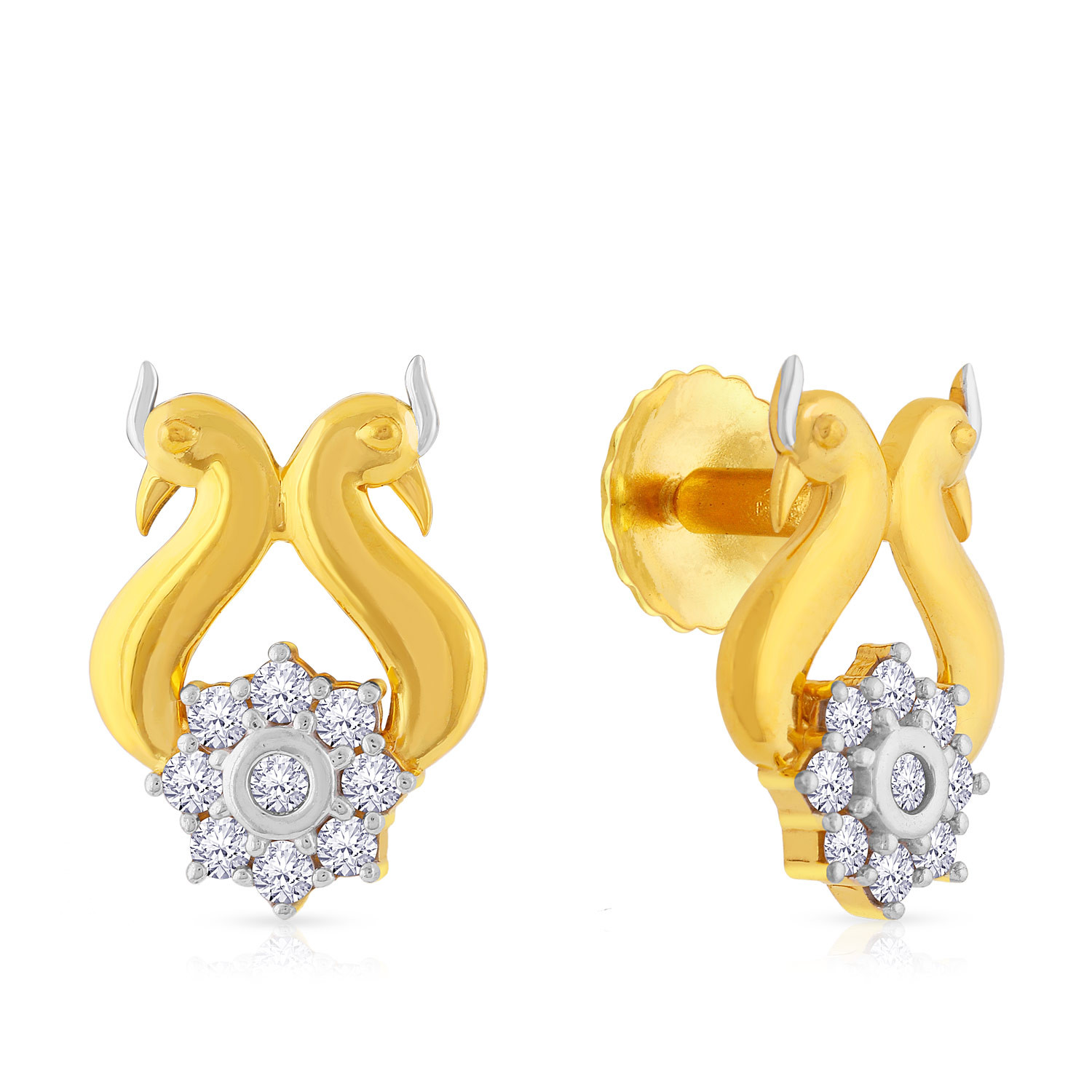 Buy Malabar Gold Earring SST0435 for Women Online Malabar Gold & Diamonds