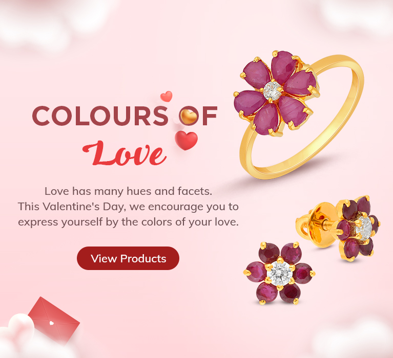 Valentine Jewellery in Colours of Love