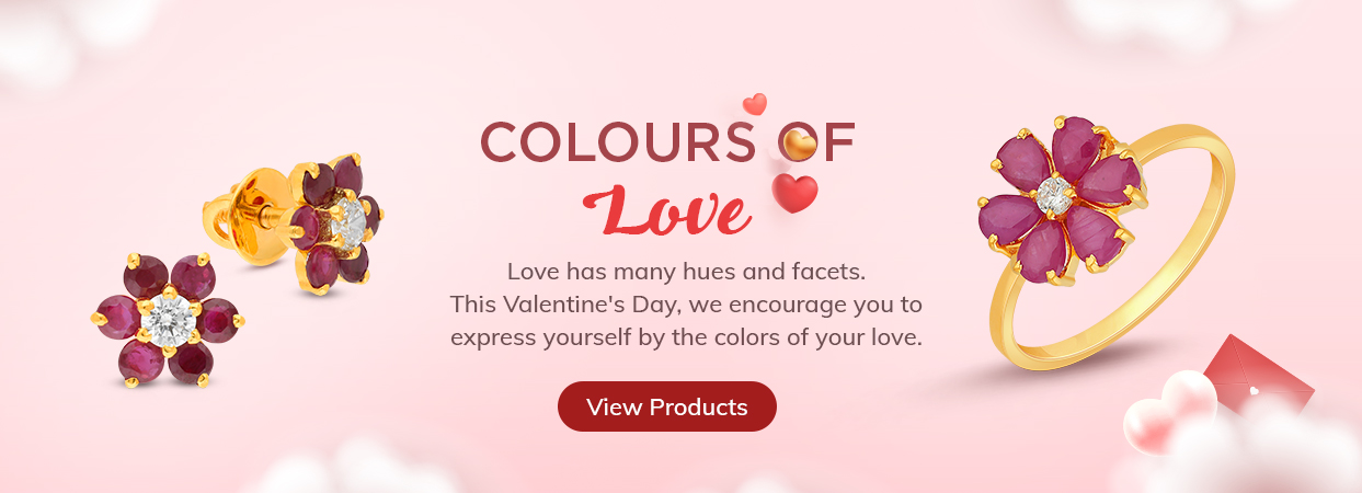 Valentine Jewellery in Colours of Love