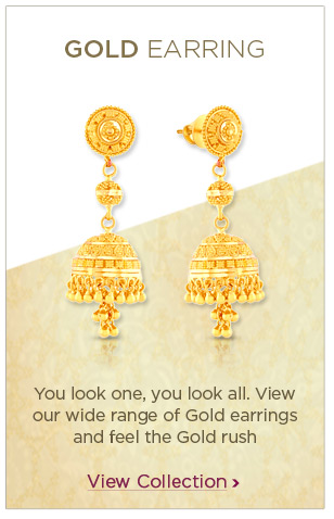 Gold Earrings Festival Offers